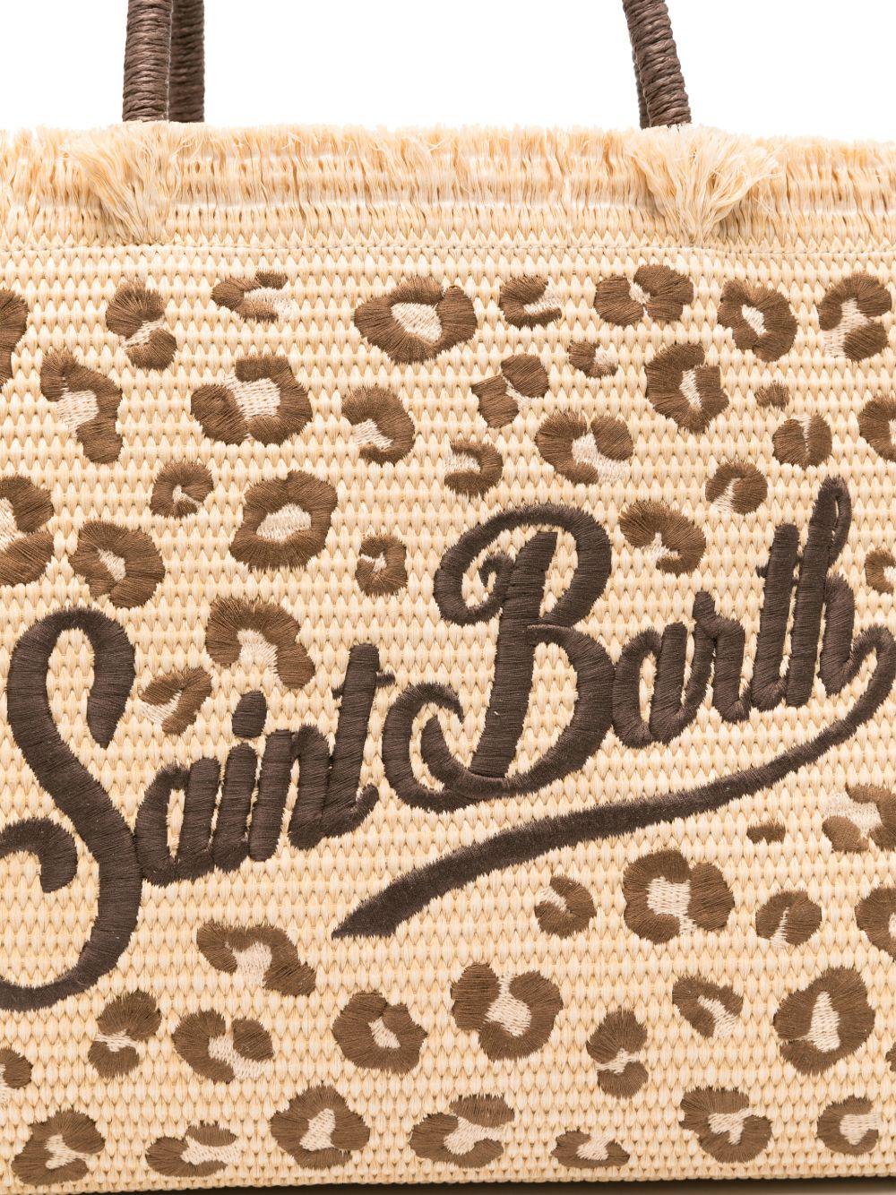 Borsa Vanity MC2 Saint Barth animalier con logo ricamato sul davanti - Image 3