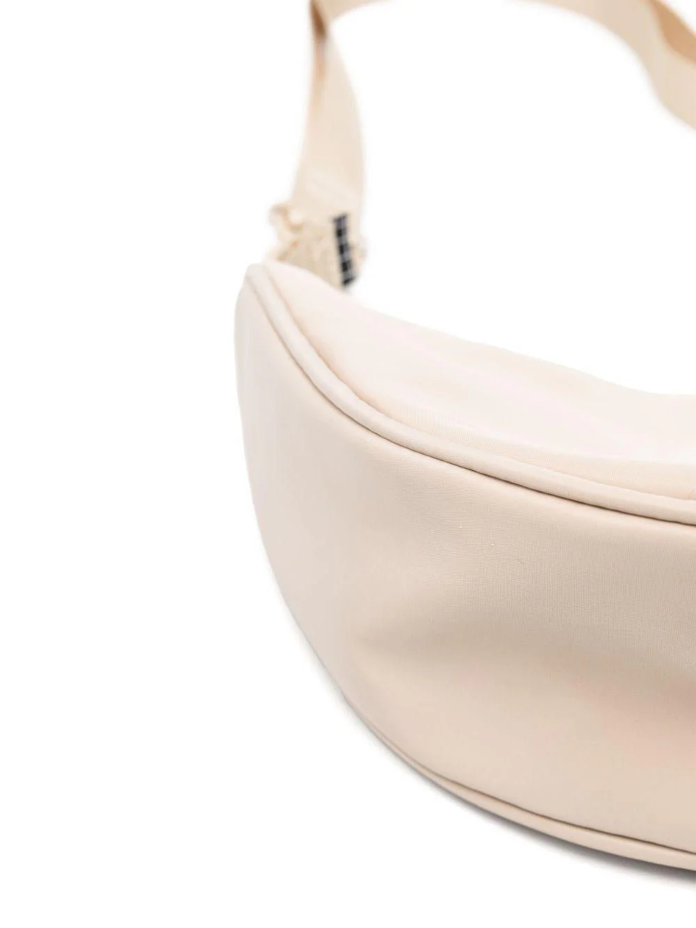 Borsa a spalla per bambina Molo Crescent beige con chiusura superiore con zip - Image 3