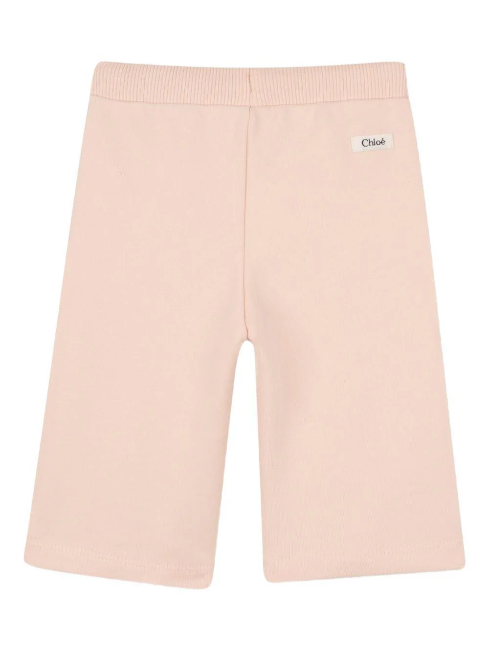 Pantaloni sportivi per neonata Chloé Kids rosa con coulisse in vita - Image 3