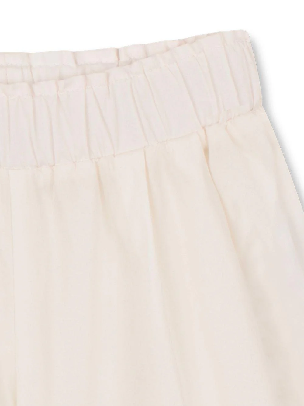 Shorts per neonata Chloé Kids bianchi con elastico in vita - Image 3