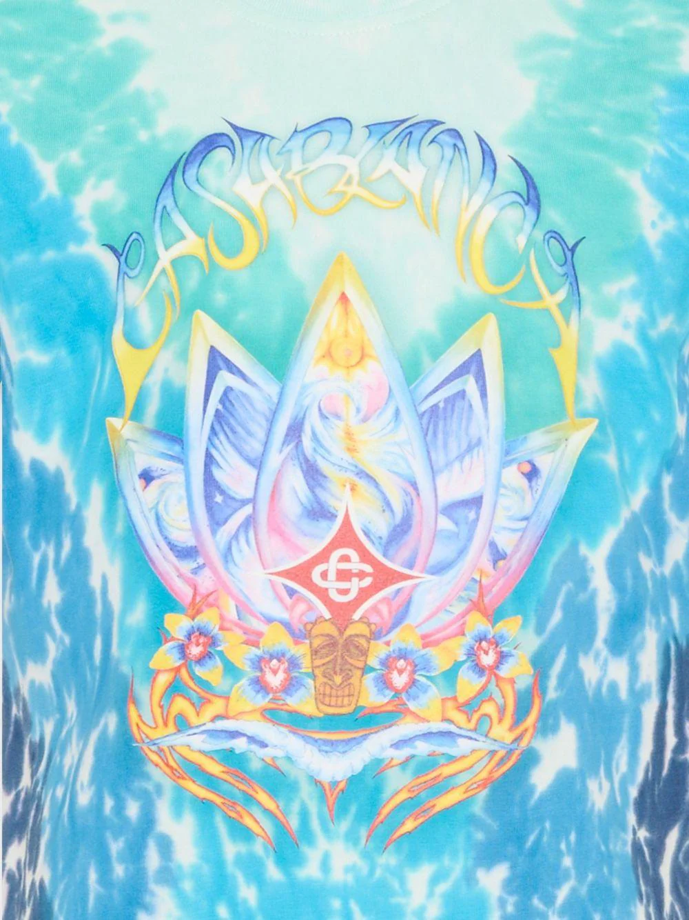 T-shirt da bambino Casablanca Kids blucon fantasia tie dye - Image 3