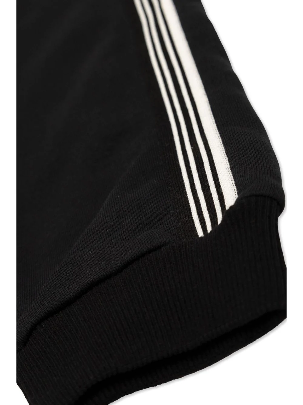 Pantaloni sportivi con ricamo per bambino Versace Kids neri con orli a coste - Image 4